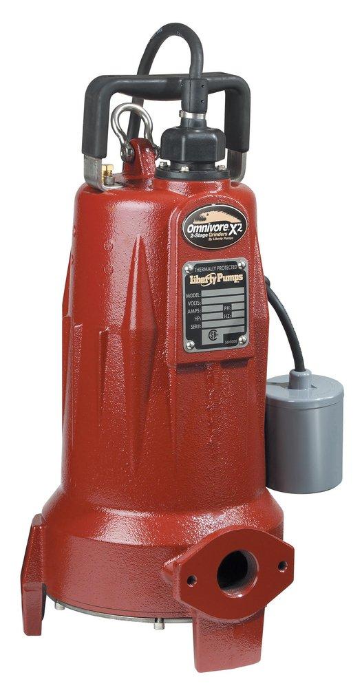 Liberty Pumps Red Submersible Grinder Pump 