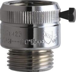 Full Flow In-Line Vacuum Breaker with Hose Thread Outlet Polished Chrome