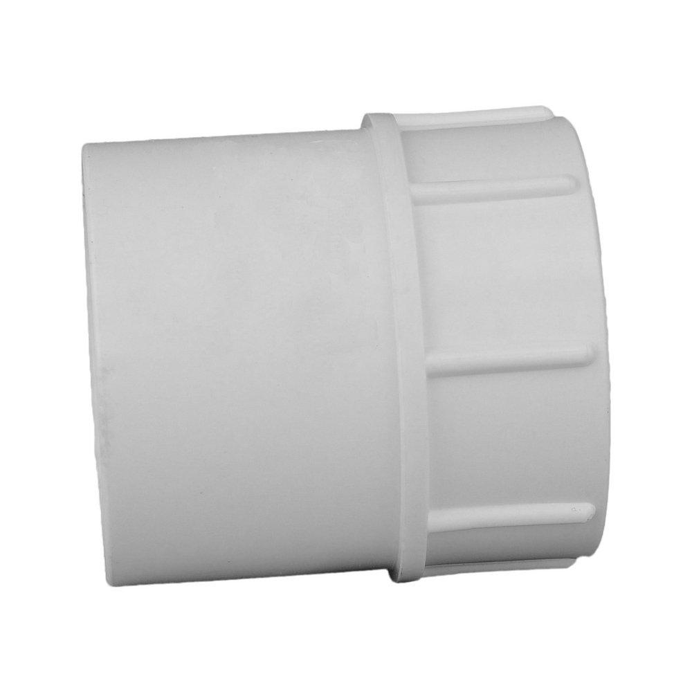 White PVC Schedule 40 Female Adapter 