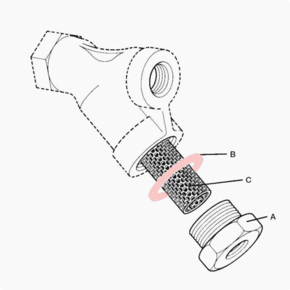 Spirax Sarco NPT Carbon Steel Wye Strainer Cap Gasket 
