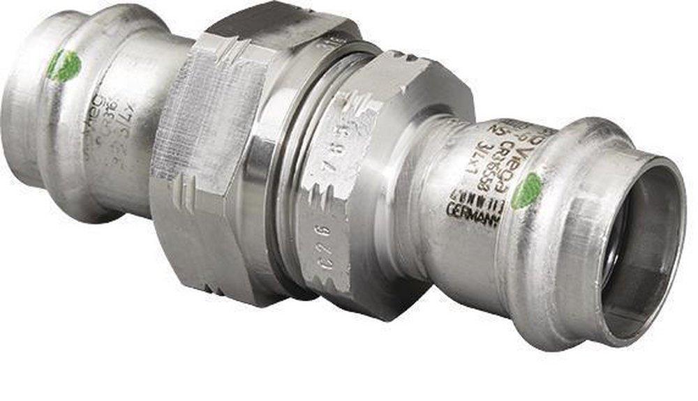 Viega Press 316L Stainless Steel Union 