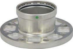 3 in. Press x Flange 316 Stainless Steel Extra Large Adapter Flange