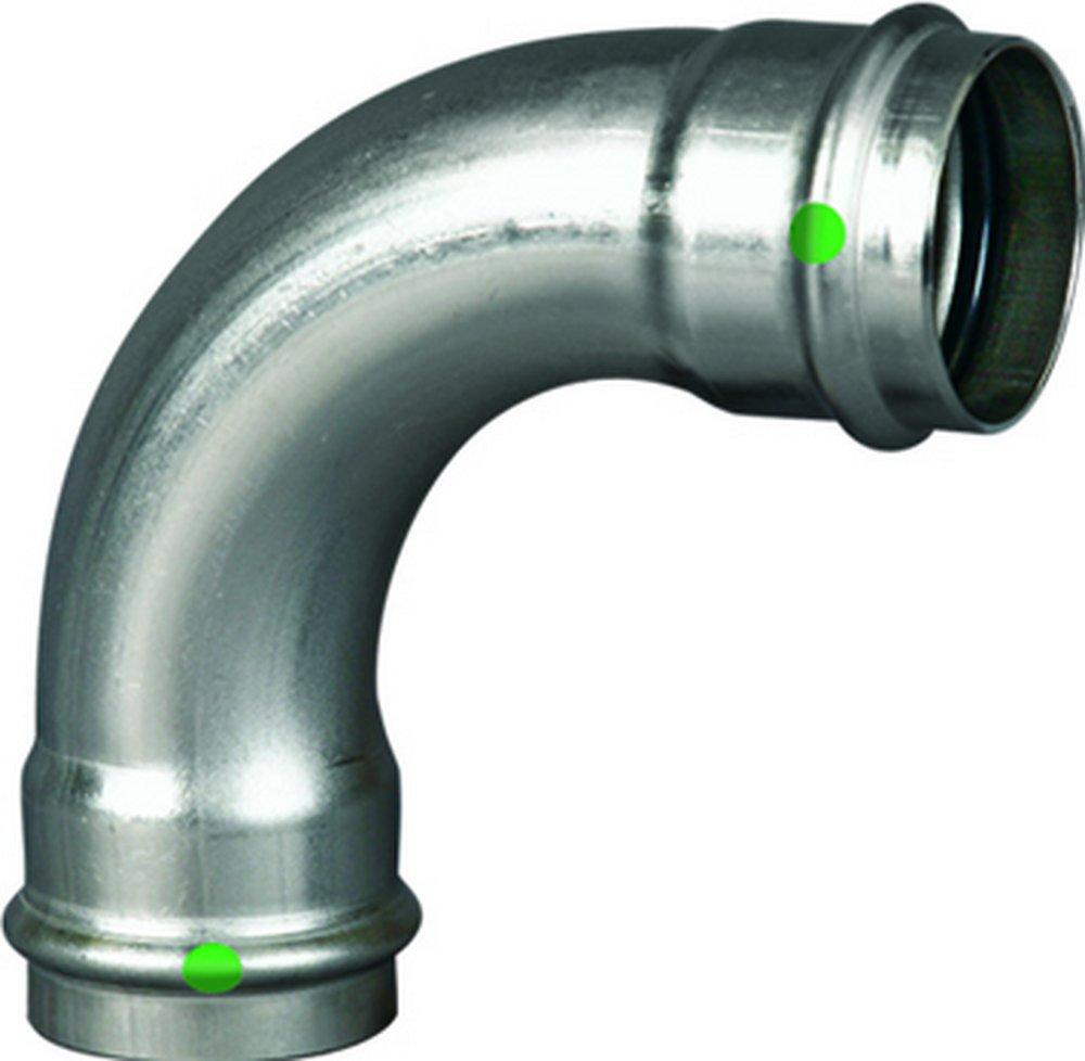 Viega Press 316L Stainless Steel 90 Degree Elbow 
