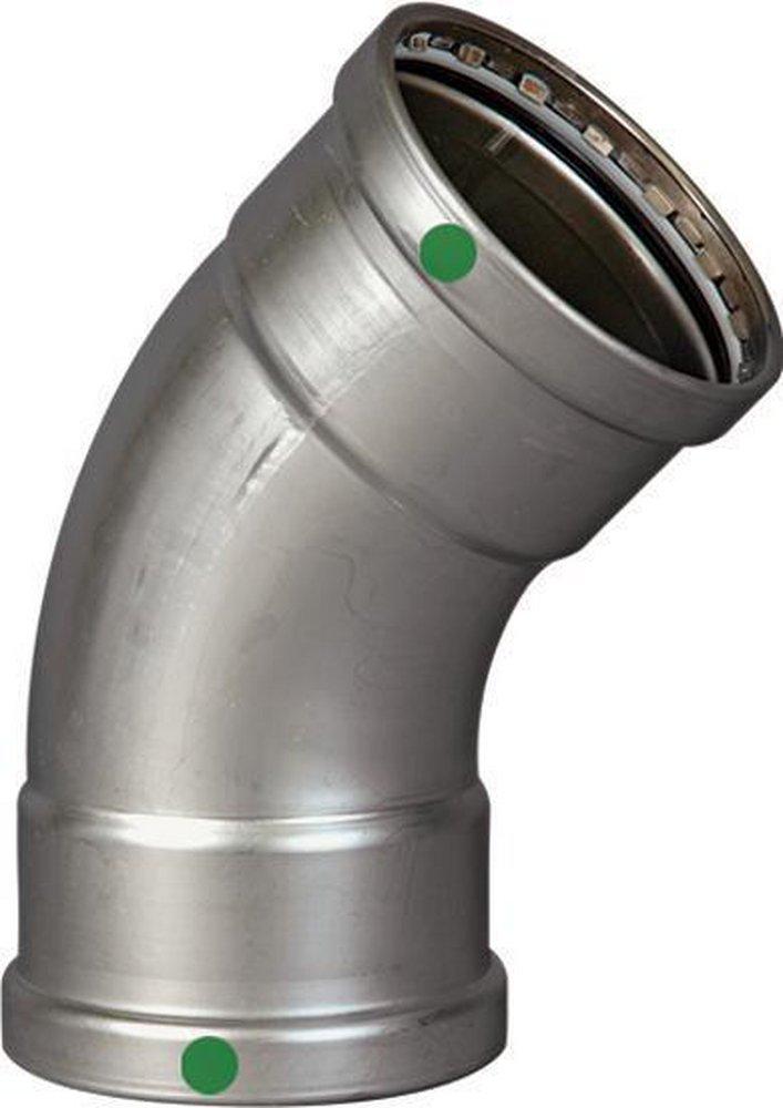 Viega Press 316 Stainless Steel 45 Degree Elbow 