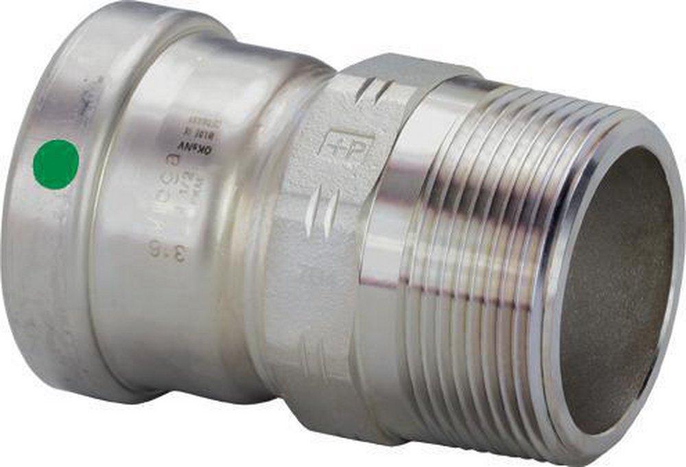 Viega 2-1/2 Stainless Steel 316 Extra Large Adapter P X M NPT 