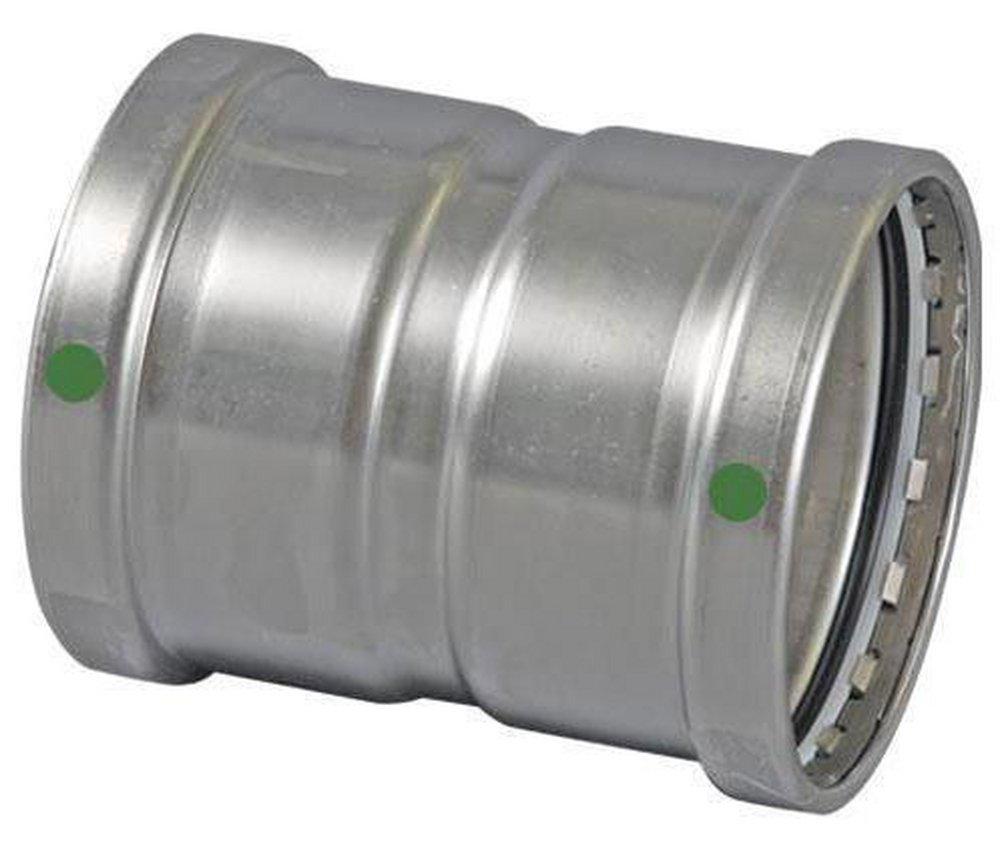 Viega Press 316L Stainless Steel Extra Large Coupling with Stop 