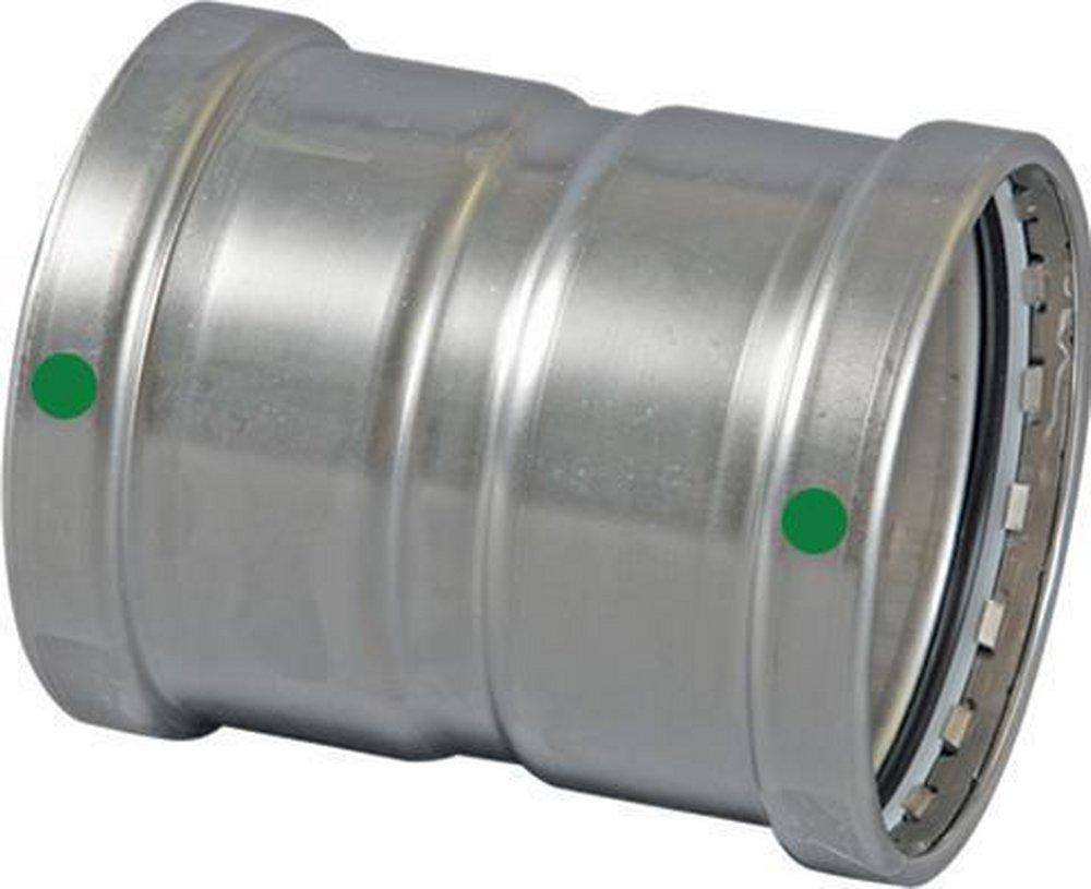 Viega Press 316L Stainless Steel Extra Large Coupling with Stop 