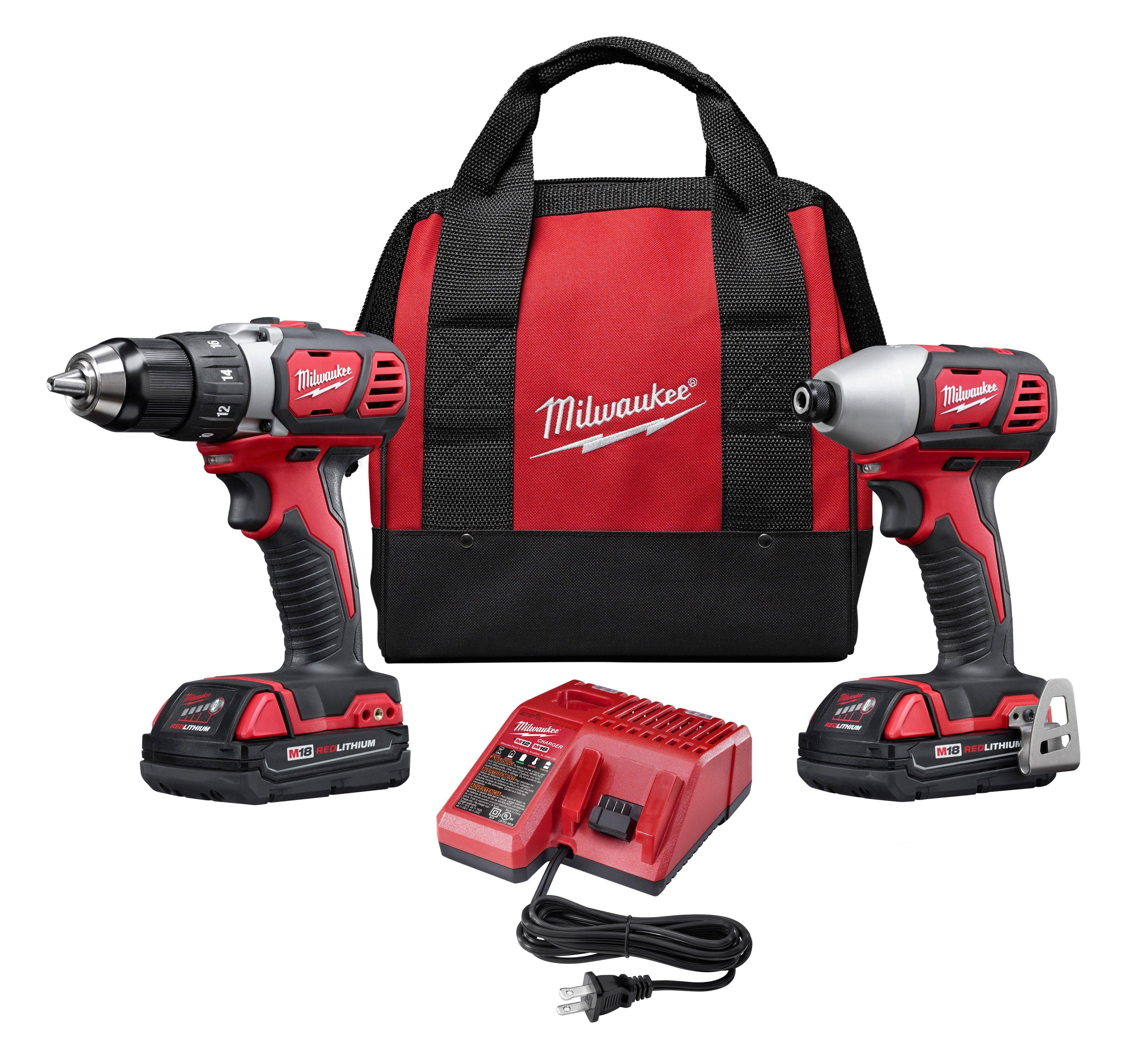 Milwaukee&reg; Black Cordless 2 Tool Kit 