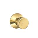 Privacy or Bed or Bath Lock in Brass in Brass