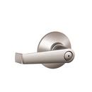 Schlage&reg; Satin Chrome Bed and Bath Lock 