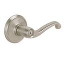 Privacy Lever Bed and Bath Lock in Satin Nickel