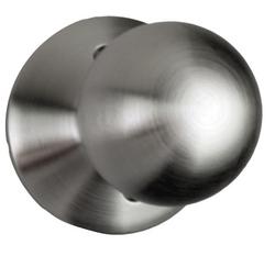 2-4/5 in. Non-Keyed Passage or Hall or Closet Latch in Satin Chrome