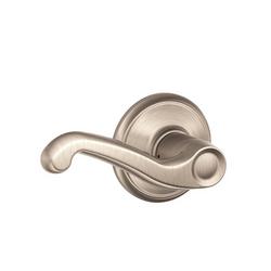 Passage Latch Lever in Satin Nickel