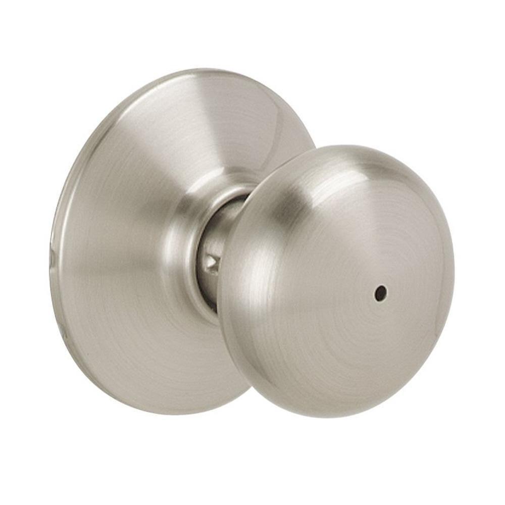 Schlage&reg; Satin Nickel Privacy Lock Door Knob 