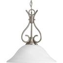 1-Light Pendant in Brushed Nickel