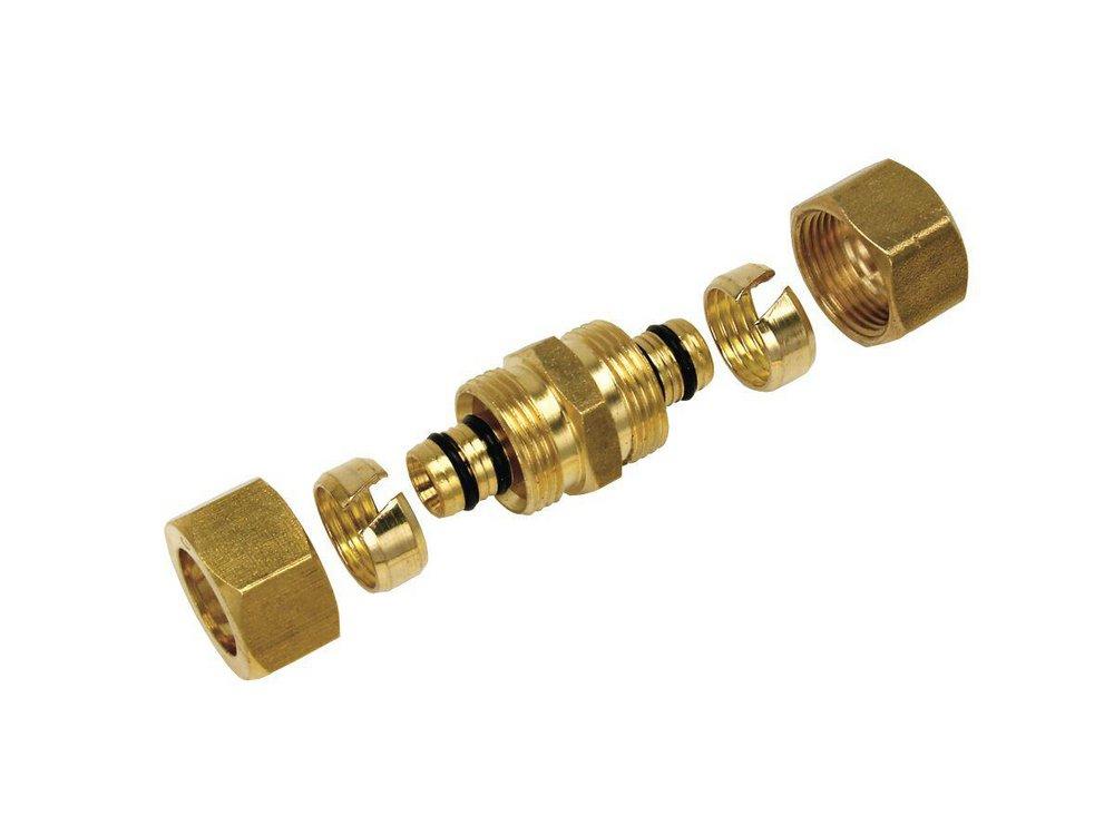 Watts Brass Compression Brass Coupling 