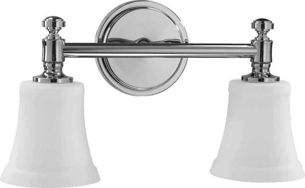 Quorum International Chrome 9 x 16-1/2 in. 100W 2-Light Vanity Light 
