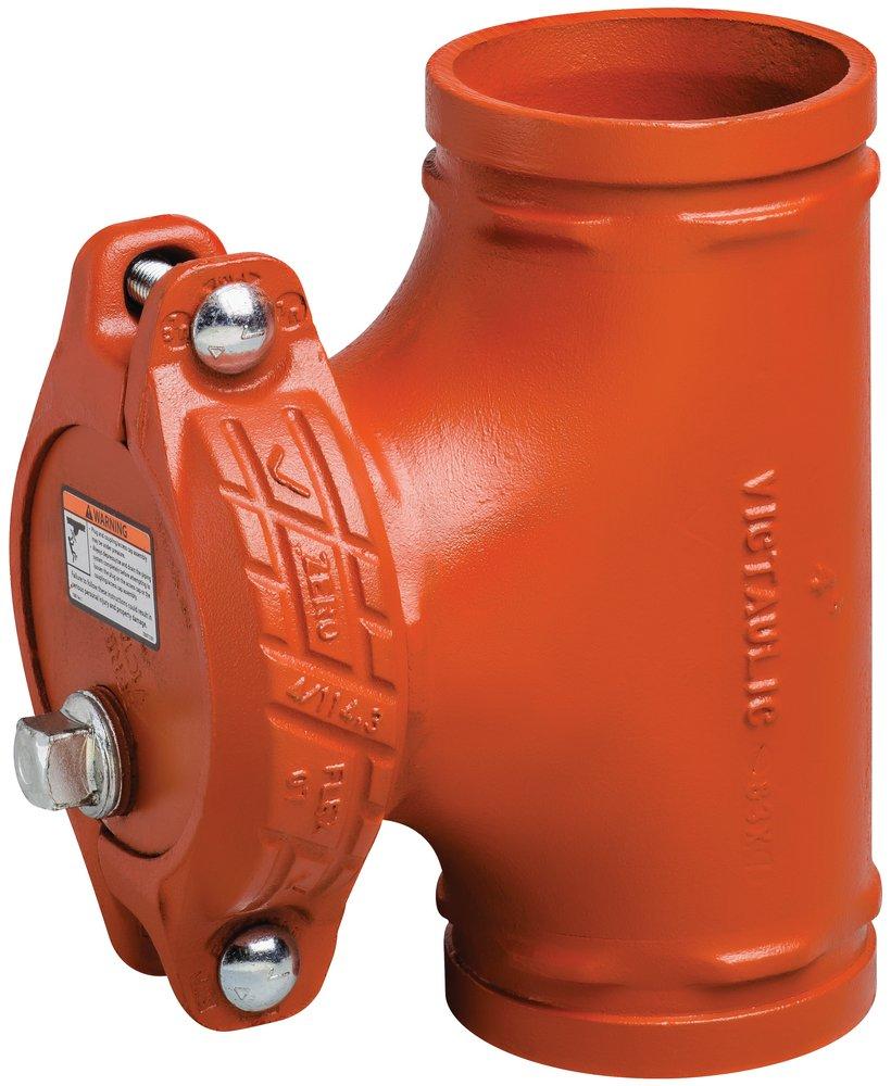 Victaulic Orange Tee Ductile Iron Grooved 12 Mesh Valve Strainer 