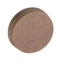 2 in. Grooved Copper Cap