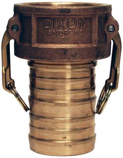 1-1/2 in. Coupler x Barbed Brass Cam and Groove Coupling