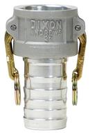 Dixon Valve & Coupling Female Coupler x Hose Shank Type C Quick Aluminum Coupling 
