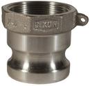 Dixon Valve & Coupling FNPT Aluminum Cam and Groove Adapter 