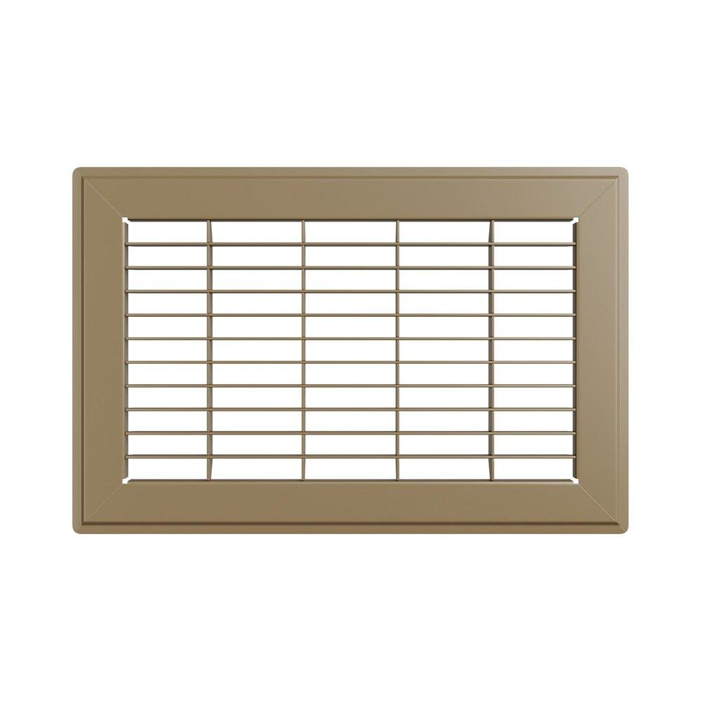 PROSELECT&reg; Brown 6 x 10 in. Residential Return Grille in Brown Steel 