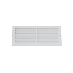 14 x 6 in. Residential Return Grille in White Steel