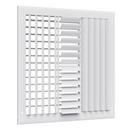 PROSELECT&reg; White 14 in. Residential Ceiling & Sidewall Register in White 4-way Aluminum 