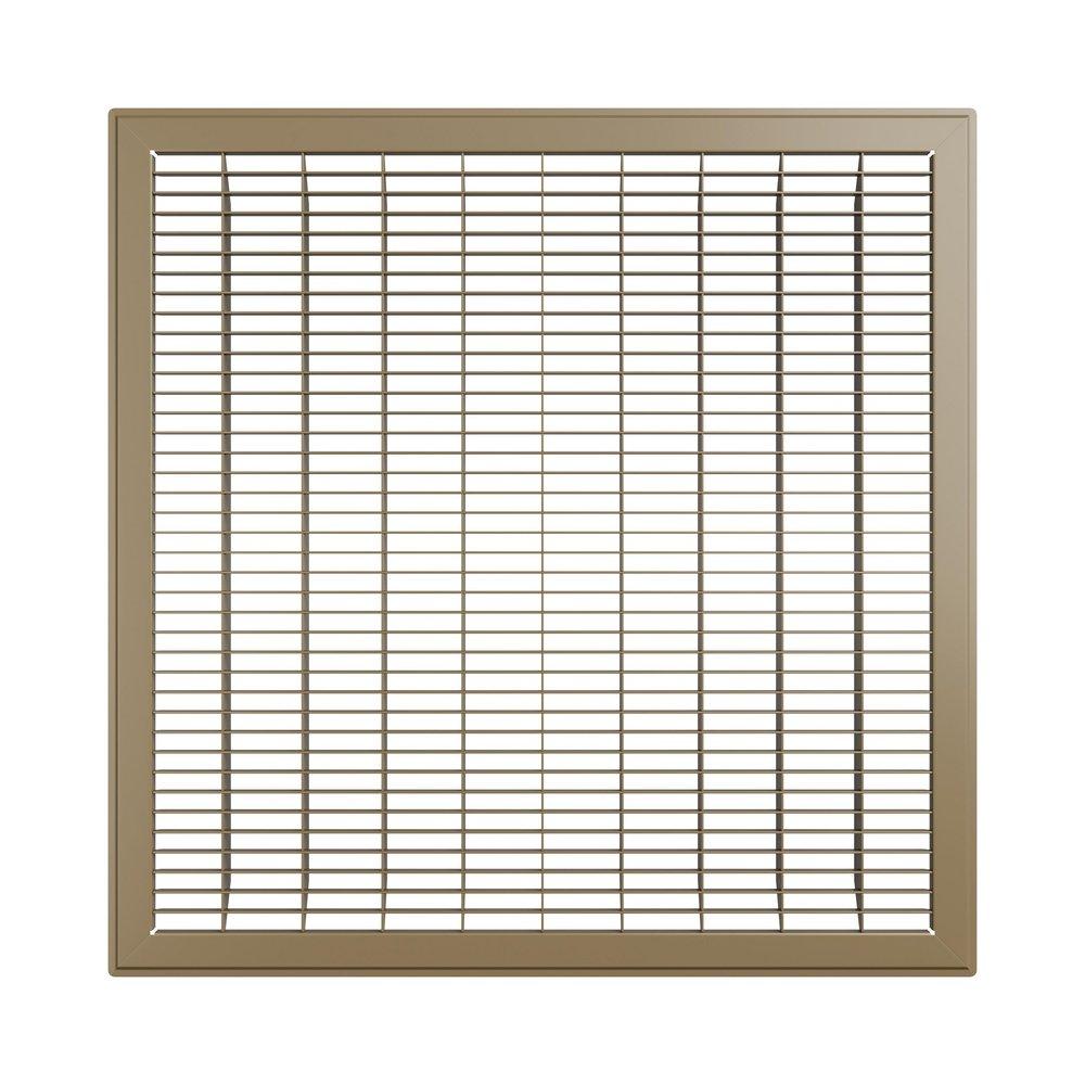 PROSELECT&reg; Brown 20 x 20 in. Residential Return Grille in Brown Steel 