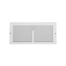PROSELECT&reg; White 14 in. Steel Baseboard Register in White 