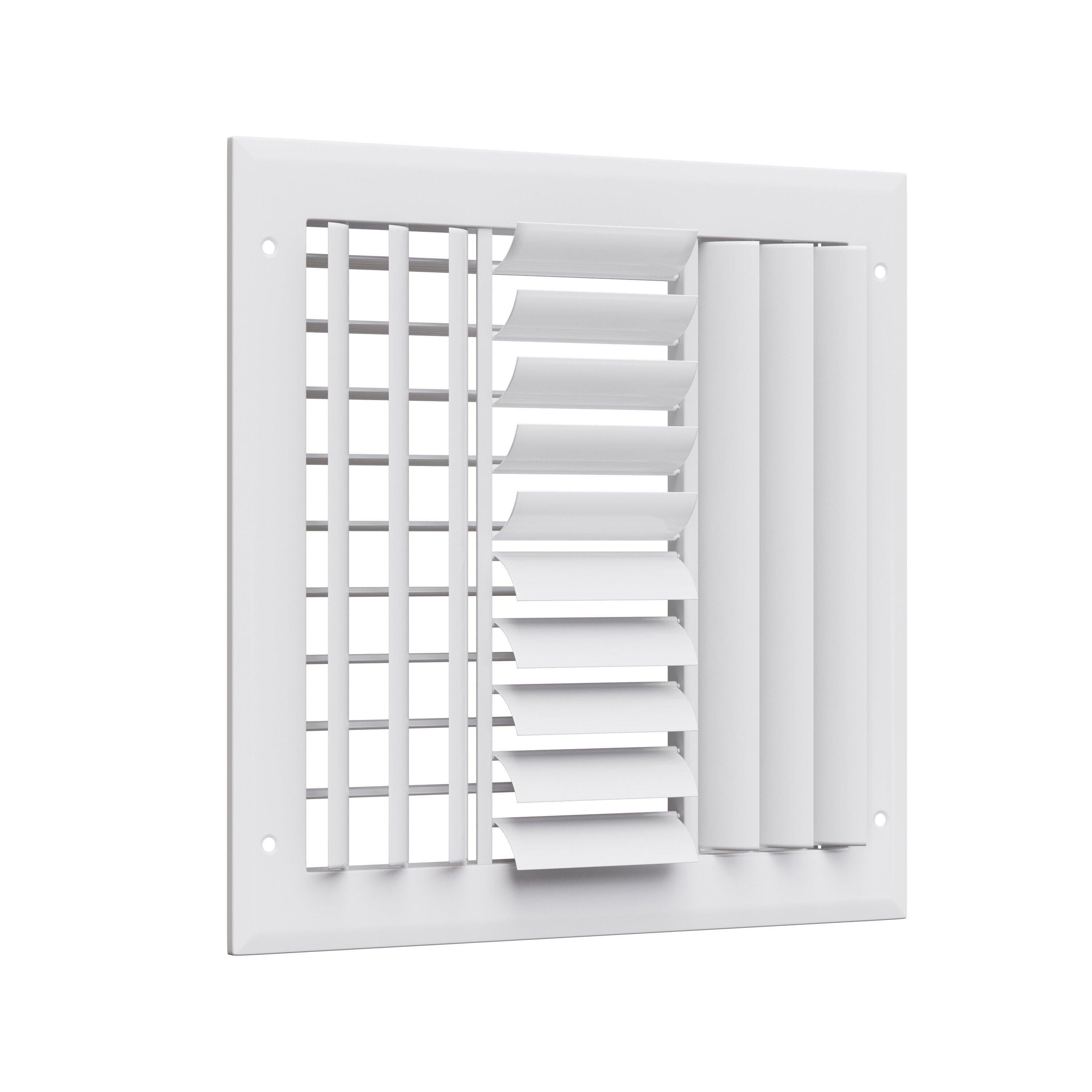 PROSELECT&reg; White 10 in. Aluminum Ceiling/Sidewall Register in White 