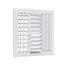 PROSELECT&reg; White 10 in. Aluminum Ceiling/Sidewall Register in White 