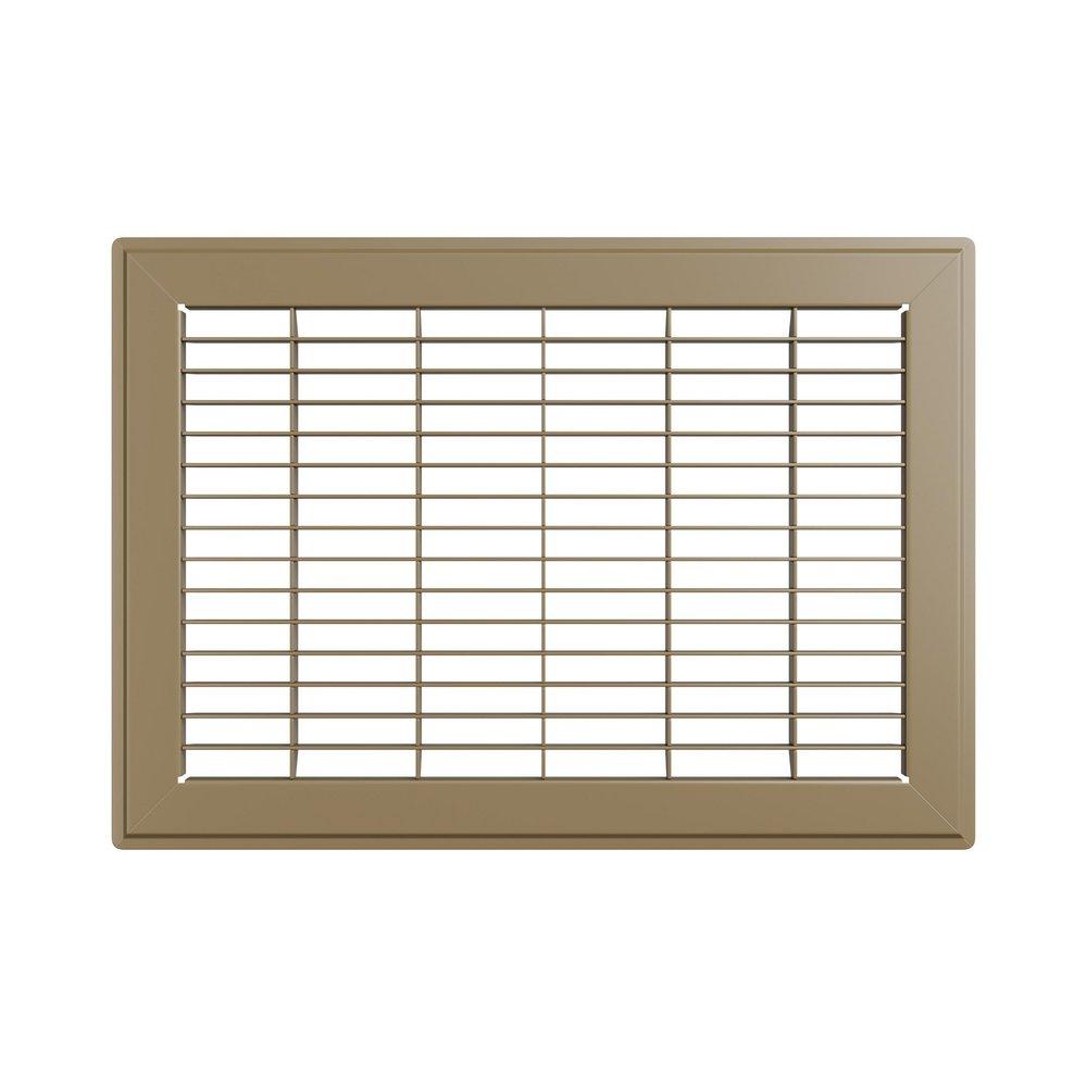 PROSELECT&reg; Brown 8 x 14 in. Residential Return Grille in Brown Steel 