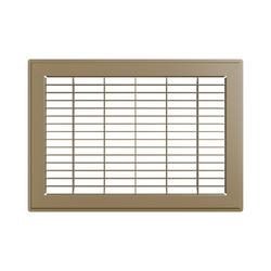 8 x 12 in. Residential 1-way Return Grille in Brown Steel