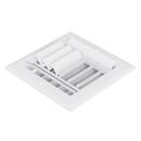 PROSELECT&reg; White 6 in. Aluminum Ceiling/Sidewall Register in White 