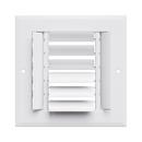 PROSELECT&reg; White 6 in. Aluminum Ceiling/Sidewall Register in White 
