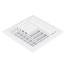 PROSELECT&reg; White 8 in. Residential Ceiling & Sidewall Register in White 4-way Aluminum 