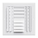 PROSELECT&reg; White 8 in. Aluminum Ceiling/Sidewall Register in White 