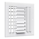 PROSELECT&reg; White 8 in. Aluminum Ceiling/Sidewall Register in White 
