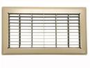 12 x 12 in. Residential 1-way Return Grille in Brown Steel