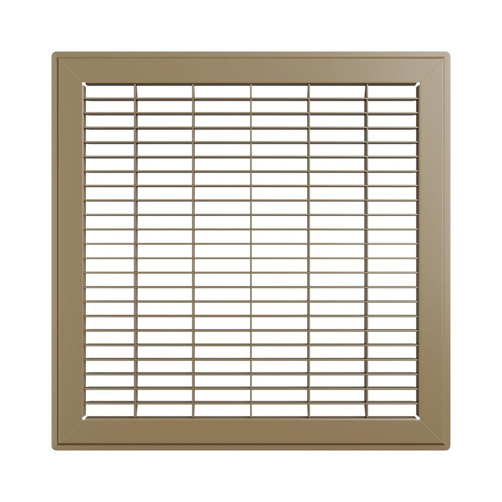 PROSELECT&reg; Brown 12 x 12 in. Residential Return Grille in Brown Steel 