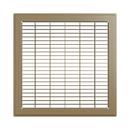 12 x 12 in. Residential 1-way Return Grille in Brown Steel