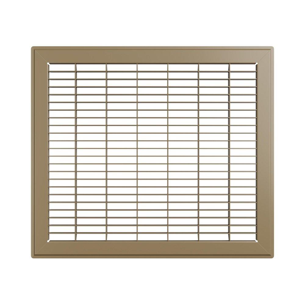 PROSELECT&reg; Brown 12 x 12 in. Residential Return Grille in Brown Steel 