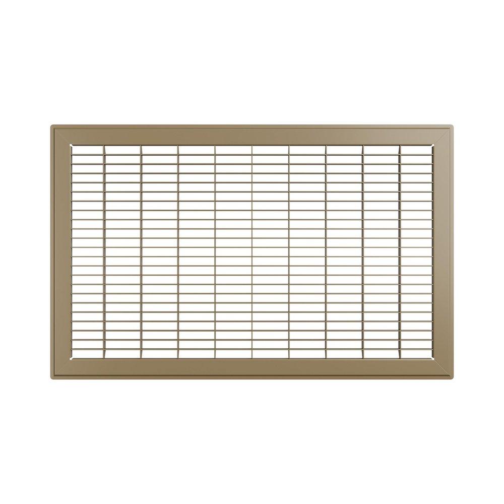 PROSELECT&reg; Brown 12 x 12 in. Residential Return Grille in Brown Steel 