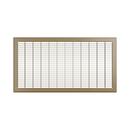 12 x 24 in. Residential 1-way Return Grille in Brown Steel