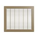 10 x 12 in. Residential 1-way Return Grille in Brown Steel