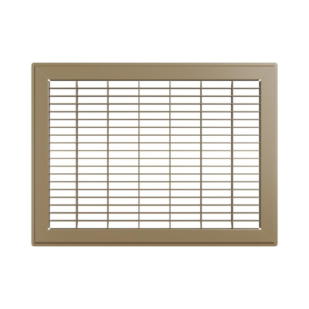 PROSELECT&reg; Brown 10 x 10 in. Residential Return Grille in Brown Steel 