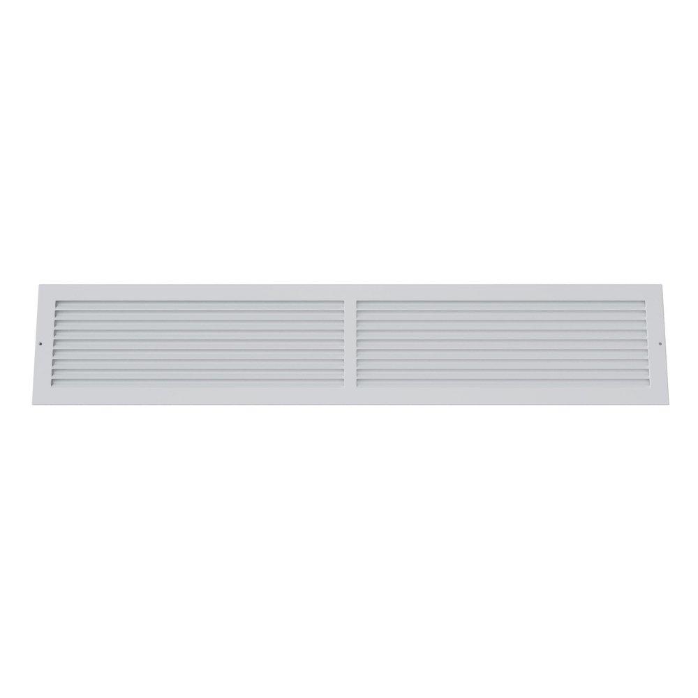 PROSELECT&reg; White 30 x 6 in. Return Grille in White Steel 
