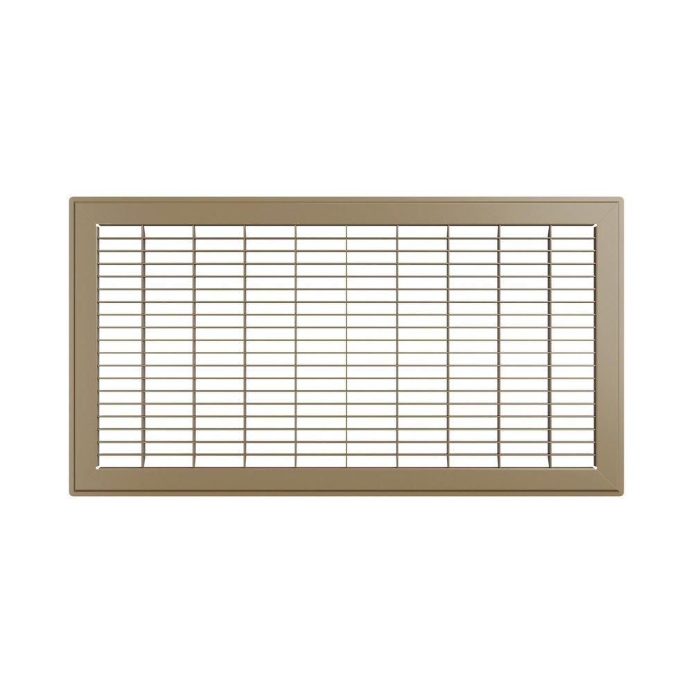 PROSELECT&reg; Brown 10 x 10 in. Residential Return Grille in Brown Steel 